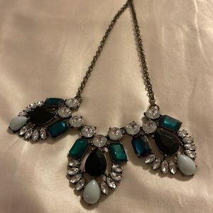 J. Crew Emerald Green Statement Necklace